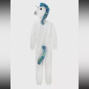 NWT Mad Engine white unicorn onesie size large